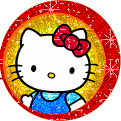Hello kitty glitter gifs