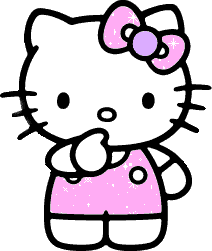 Hello kitty glitter gifs