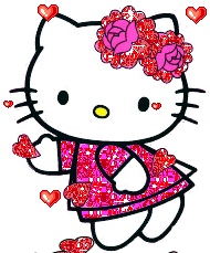 Hello kitty glitter gifs