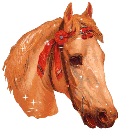 Horses glitter gifs