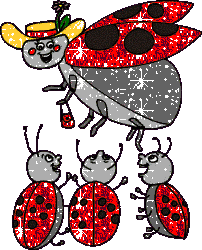 Ladybug glitter gifs