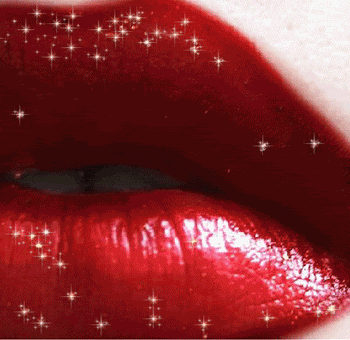 Lips glitter gifs
