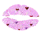 Lips glitter gifs