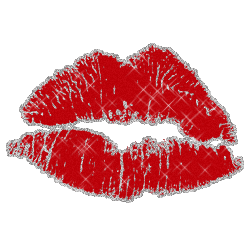 Lips glitter gifs