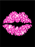 Lips glitter gifs
