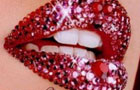 Lips glitter gifs