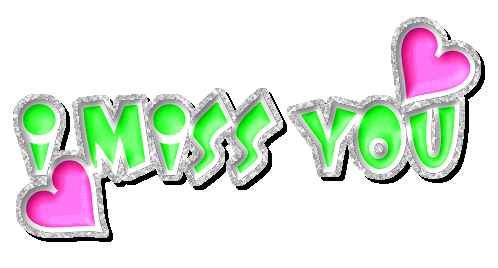 Miss you glitter gifs