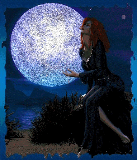 Moon glitter gifs