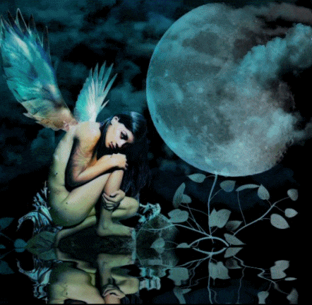 Moon glitter gifs
