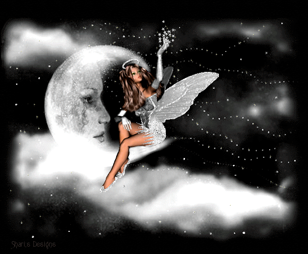 Moon glitter gifs