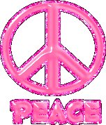 Peace glitter gifs