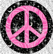 Peace glitter gifs