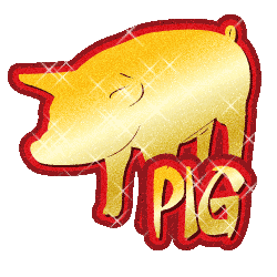 Pigs glitter gifs