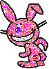 Rabbits glitter gifs