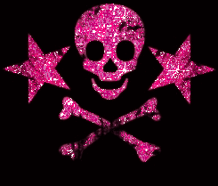 Skull glitter gifs