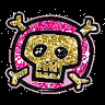 Skull glitter gifs