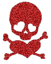 Skull glitter gifs