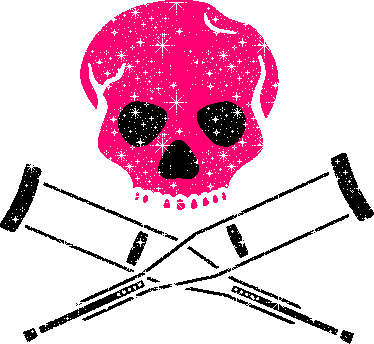 Skull glitter gifs