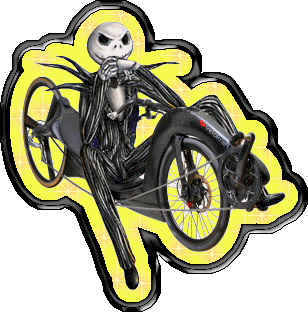 Skull glitter gifs