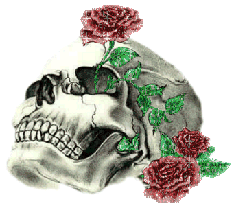 Skull glitter gifs
