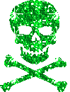 Skull glitter gifs