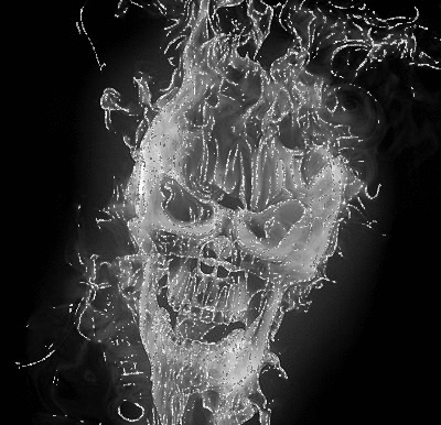 Skull glitter gifs