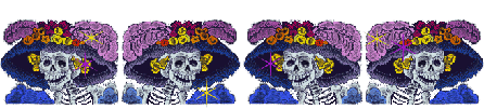Skull glitter gifs