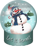 Snowman glitter gifs