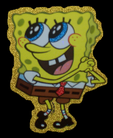 Spongebob glitter gifs