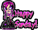 Sunday glitter gifs