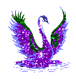 Swan glitter gifs
