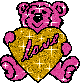 Teddybears glitter gifs