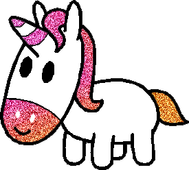 Unicorn glitter gifs