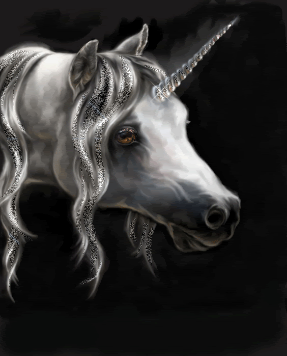 Unicorn glitter gifs