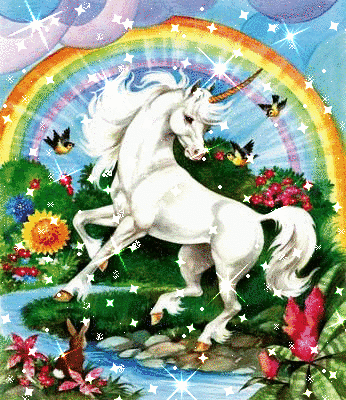 Unicorn glitter gifs