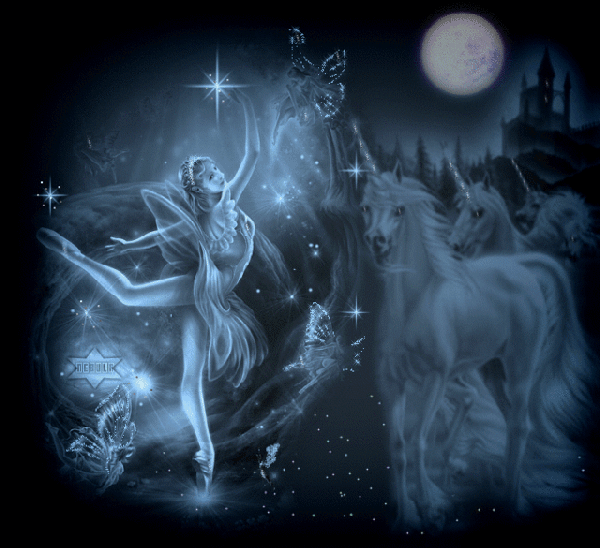Unicorn glitter gifs