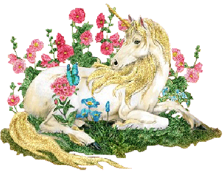 Unicorn glitter gifs