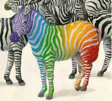Zebra glitter gifs