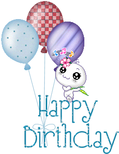 Happy birthday glitter graphics
