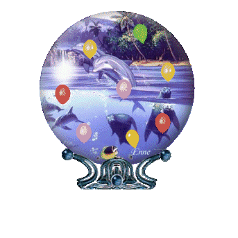 Globes dolphins globes