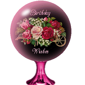 Globes roses globes