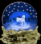 Globes unicorn