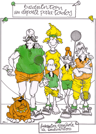 Badminton graphics