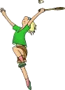 Badminton graphics
