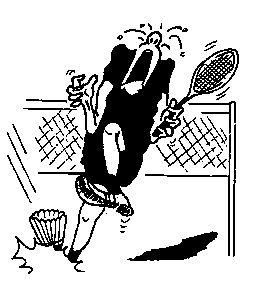 Badminton graphics
