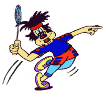 Badminton graphics