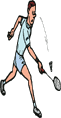Badminton graphics
