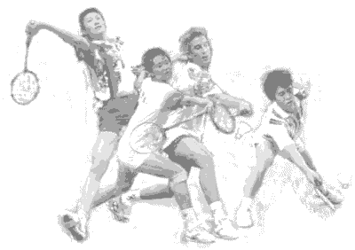 Badminton graphics