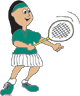 Badminton graphics
