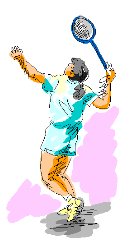 Badminton graphics